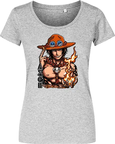 Fire Fist - Fire Fist, captain, monkey d ruffy, pirate, strohhut, strawhat, one, piraten, pirat, pirates, pirate, piece, schiff, boot, ship, ocean, ozean, meer, grandline, redline, north, east, south, west, blue, schatz, gold, ich werde der könig der piraten, nakama, abenteuer, crew, i will be the pirate king - Women T-Shirt