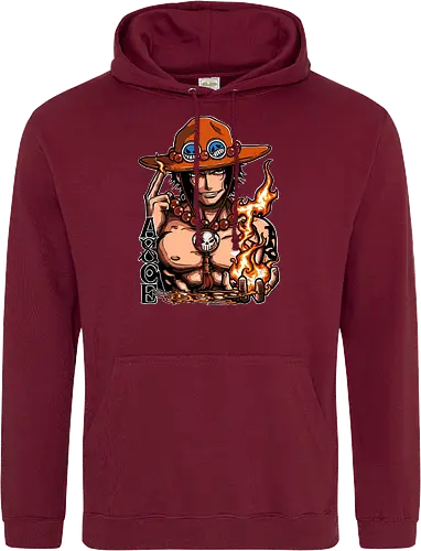 Fire Fist - Fire Fist, captain, monkey d ruffy, pirate, strohhut, strawhat, one, piraten, pirat, pirates, pirate, piece, schiff, boot, ship, ocean, ozean, meer, grandline, redline, north, east, south, west, blue, schatz, gold, ich werde der könig der piraten, nakama, abenteuer, crew, i will be the pirate king - Standard Hoodie