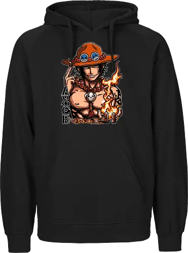 Fire Fist - Fire Fist, captain, monkey d ruffy, pirate, strohhut, strawhat, one, piraten, pirat, pirates, pirate, piece, schiff, boot, ship, ocean, ozean, meer, grandline, redline, north, east, south, west, blue, schatz, gold, ich werde der könig der piraten, nakama, abenteuer, crew, i will be the pirate king - Fairtrade Hoodie