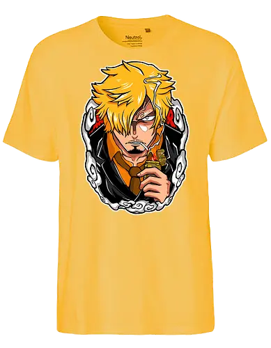 Devils Cook - Devils Cook, captain, monkey d ruffy, pirate, strohhut, strawhat, one, piraten, pirat, pirates, pirate, piece, schiff, boot, ship, ocean, ozean, meer, grandline, redline, north, east, south, west, blue, schatz, gold, ich werde der könig der piraten, nakama, abenteuer, crew, i will be the pirate king - Fairtrade T-Shirt