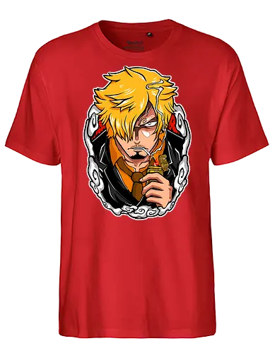 Devils Cook - Devils Cook, captain, monkey d ruffy, pirate, strohhut, strawhat, one, piraten, pirat, pirates, pirate, piece, schiff, boot, ship, ocean, ozean, meer, grandline, redline, north, east, south, west, blue, schatz, gold, ich werde der könig der piraten, nakama, abenteuer, crew, i will be the pirate king - Fairtrade T-Shirt