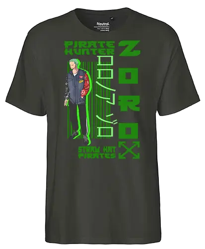 Streetwear Urban Pirate Hunter - Streetwear Urban Pirate Hunter, captain, monkey d ruffy, pirate, strohhut, strawhat, one, piraten, pirat, pirates, piece, schiff, boot, ship, ocean, ozean, meer, grandline, redline, north, east, south, west, blue, schatz, gold, ich werde der könig der piraten, nakama, abenteuer, crew, i will be the pirate king - Fairtrade T-Shirt