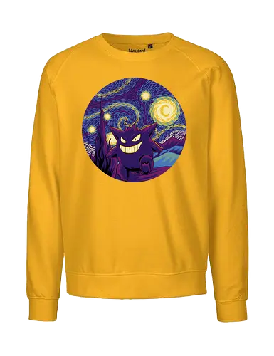 Starry Ghost - Pocket, Ghost - Fairtrade Sweatshirt