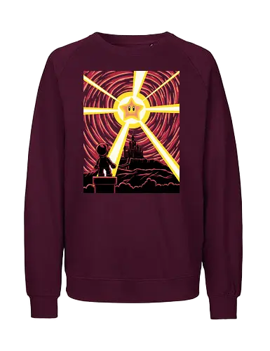 Galaxy Star - Mario, Mario - Fairtrade Sweatshirt