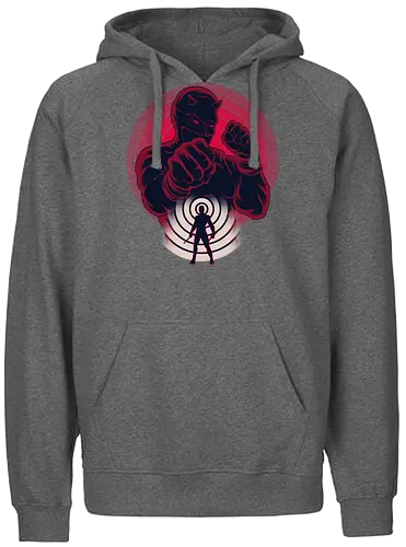 Man Without Fear - Daredevil, Comic - Fairtrade Hoodie