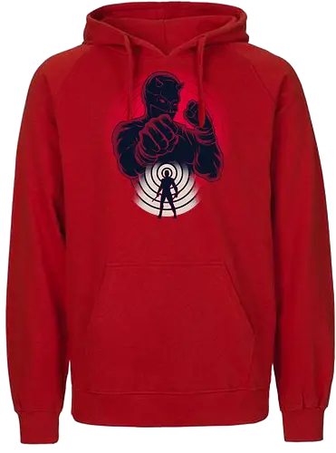 Man Without Fear - Daredevil, Comic - Fairtrade Hoodie