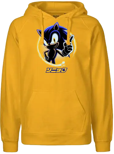 Blue Hedgehog - Hedgehog, Hedgehog - Fairtrade Hoodie