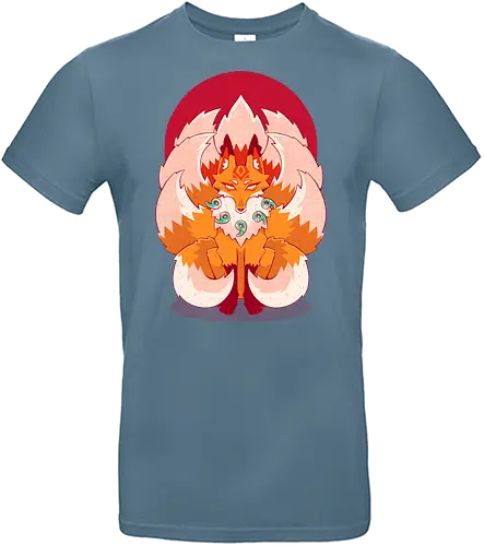 KITSUNE - kitsune, japan, japanese, fox, nine tailed fox, asian, spirit, spiritual - Standard T-Shirt