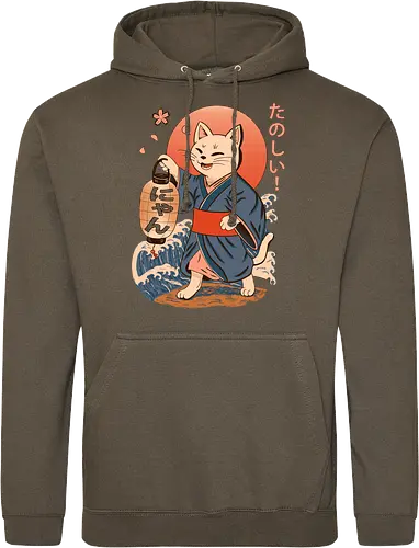 ukiyo-e style cat – japanese