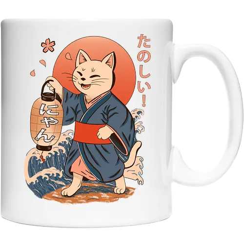 ukiyo-e style cat – japanese