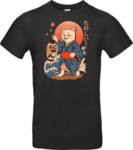 ukiyo-e style cat – japanese