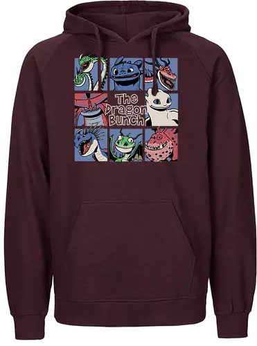 The Dragon Bunch - Dragon, Viking, Vikings, Adventure, Fantasy, Mythical, Mythology, Mythological Creatures, Cute, Fun, Funny, Poster, Movie, Animation, Tv Show - Fairtrade Hoodie