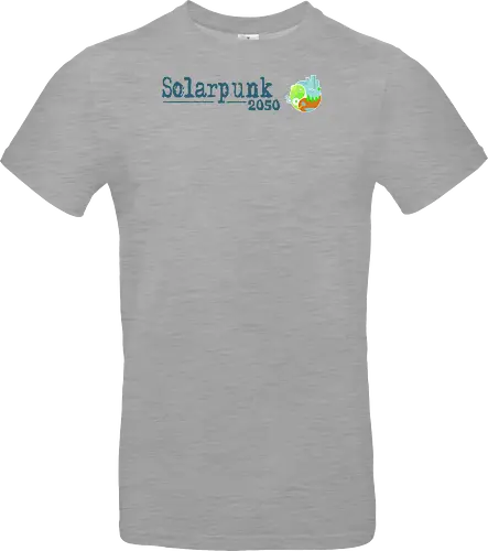 Solarpunk 2050 Logo und Text