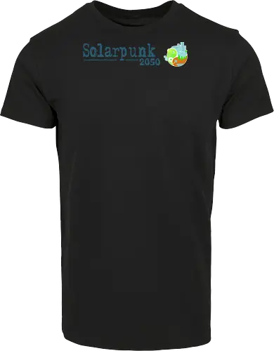 Solarpunk 2050 Logo und Text