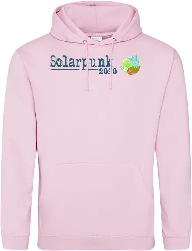 Solarpunk 2050 Logo und Text