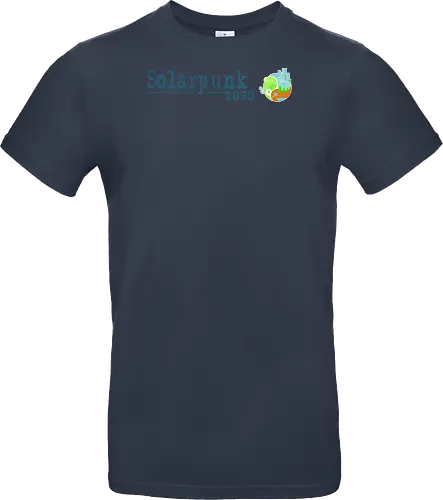 Solarpunk 2050 Logo und Text
