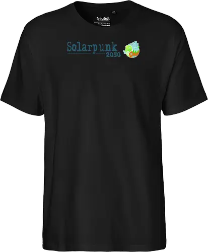 Solarpunk 2050 Logo und Text