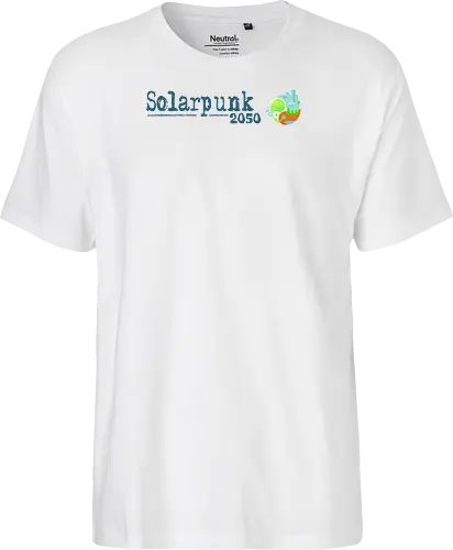 Solarpunk 2050 Logo und Text