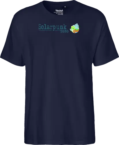 Solarpunk 2050 Logo und Text