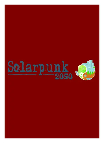 Solarpunk 2050 Logo und Text