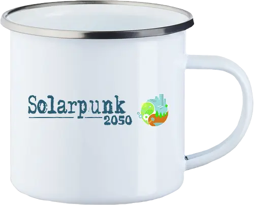 Solarpunk 2050 Logo und Text