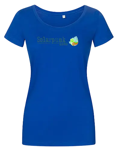 Solarpunk 2050 Logo und Text