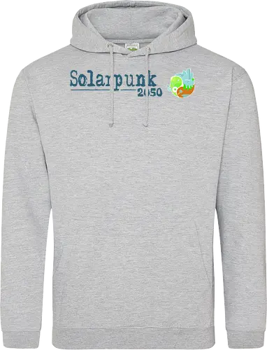 Solarpunk 2050 Logo und Text