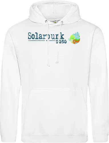 Solarpunk 2050 Logo und Text