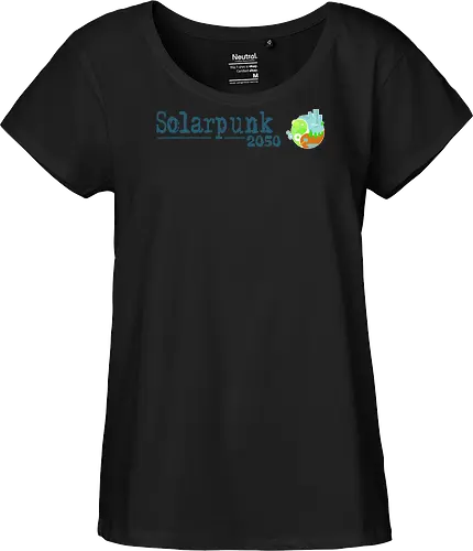 Solarpunk 2050 Logo und Text