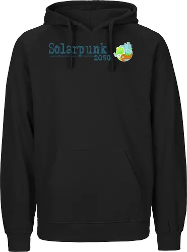 Solarpunk 2050 Logo und Text
