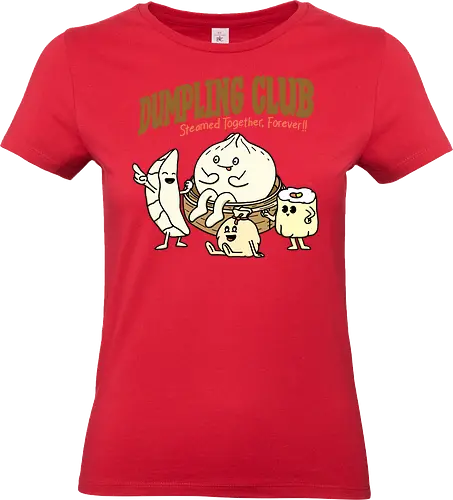 Dumpling Club - bao, dumpling, xiao long bao, gyoza, dim sum, funny, humor, steamed - Standard T-Shirt (Women)