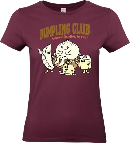 Dumpling Club - bao, dumpling, xiao long bao, gyoza, dim sum, funny, humor, steamed - Standard T-Shirt (Women)