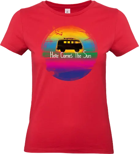 Summer vibes - van life, summer, ocean, surf, sunset, holidays, artistic - Standard T-Shirt (Women)