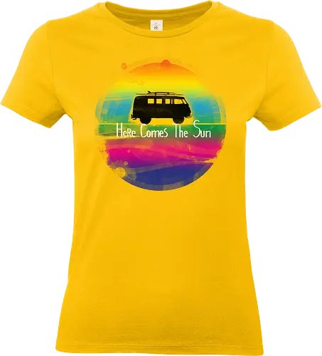 Summer vibes - van life, summer, ocean, surf, sunset, holidays, artistic - Standard T-Shirt (Women)