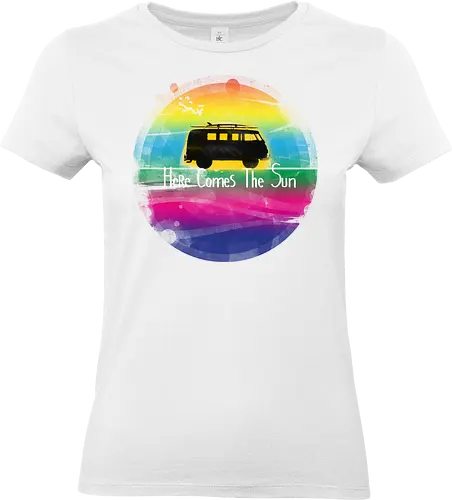 Summer vibes - van life, summer, ocean, surf, sunset, holidays, artistic - Standard T-Shirt (Women)