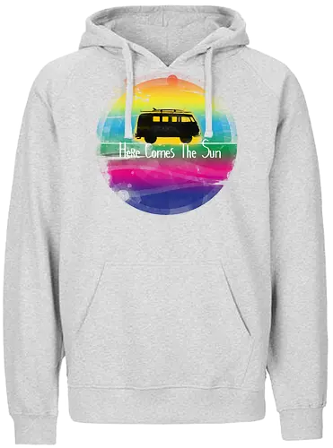 Summer vibes - van life, summer, ocean, surf, sunset, holidays, artistic - Fairtrade Hoodie