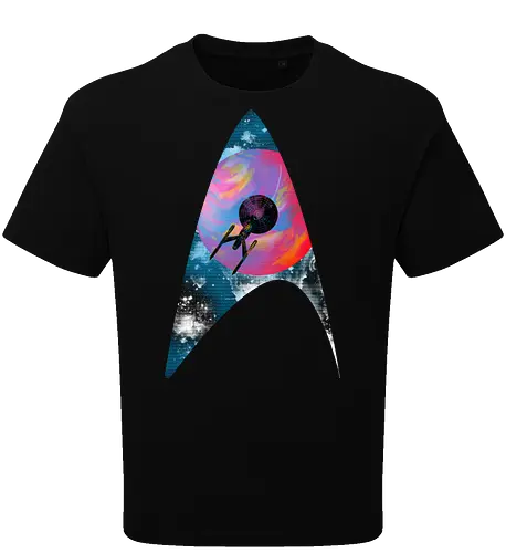 Galactic travellers - scifi, science fiction, kharmazero, artistic, movie, television, pop culture, space - Oversize T-Shirt