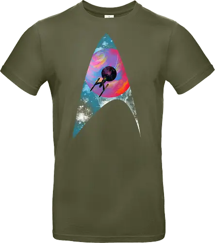 Galactic travellers - scifi, science fiction, kharmazero, artistic, movie, television, pop culture, space - Standard T-Shirt