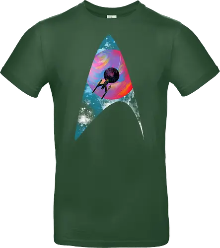 Galactic travellers - scifi, science fiction, kharmazero, artistic, movie, television, pop culture, space - Standard T-Shirt