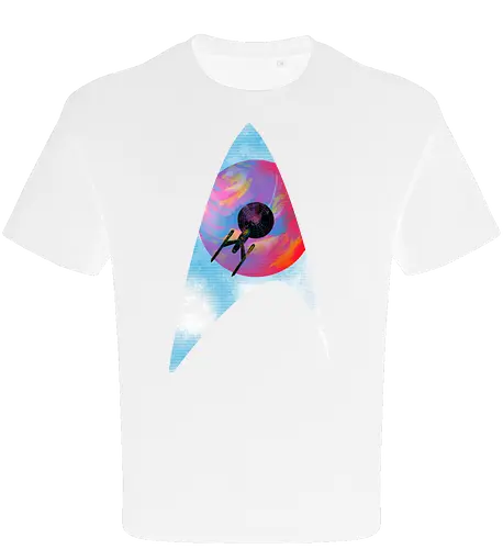 Galactic travellers - scifi, science fiction, kharmazero, artistic, movie, television, pop culture, space - Oversize T-Shirt