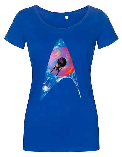 Galactic travellers - scifi, science fiction, kharmazero, artistic, movie, television, pop culture, space - Women T-Shirt