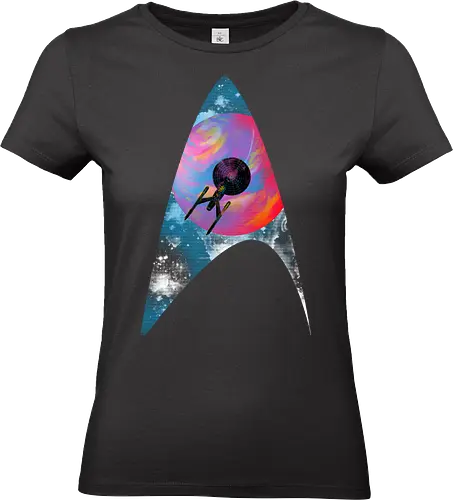 Galactic travellers - scifi, science fiction, kharmazero, artistic, movie, television, pop culture, space - Standard T-Shirt (Women)