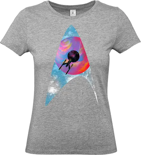 Galactic travellers - scifi, science fiction, kharmazero, artistic, movie, television, pop culture, space - Standard T-Shirt (Women)