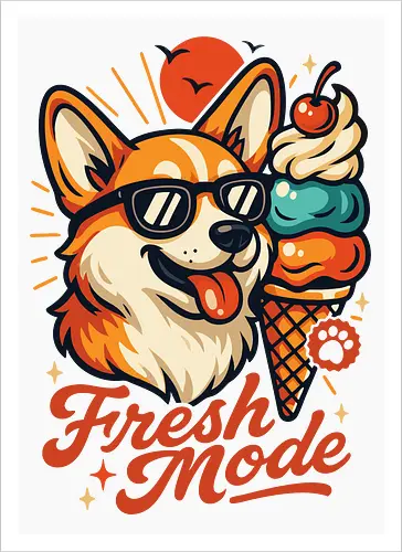Eiscreme Corgi Fresh Mode