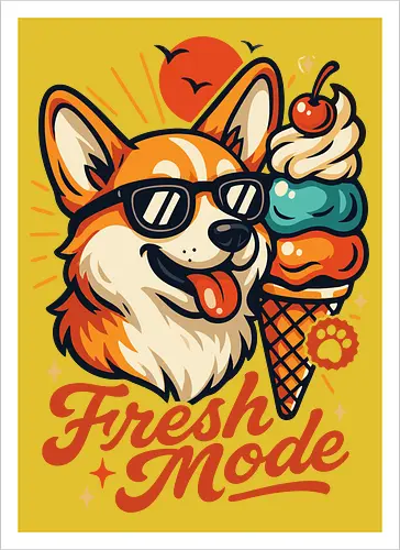 Eiscreme Corgi Fresh Mode