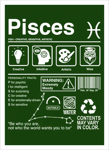 Pisces Label