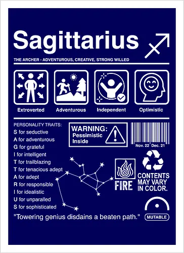 Sagittarius Label