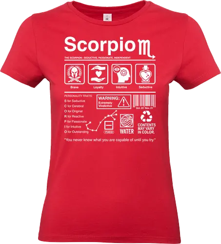 Scorpio Label - zodiac sign aquarius aquarius birthday aquarius woman aquarius zodiac sign astrology birthday constellation funnytee horoscope retro stars tarot vintage zodiac - Standard T-Shirt (Women)