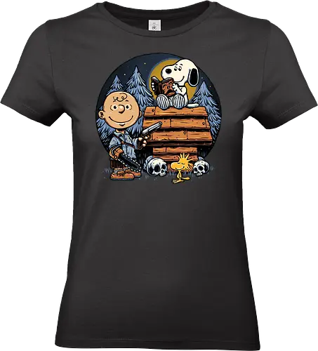 A night in the woods - Cartoons, comics, movie, mash up, parody, funny, humor, horror, villain - Standard T-Shirt (Women)