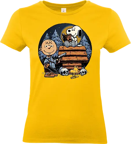 A night in the woods - Cartoons, comics, movie, mash up, parody, funny, humor, horror, villain - Standard T-Shirt (Women)